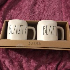 Beauty and Beast Rae Dunn Mug Set